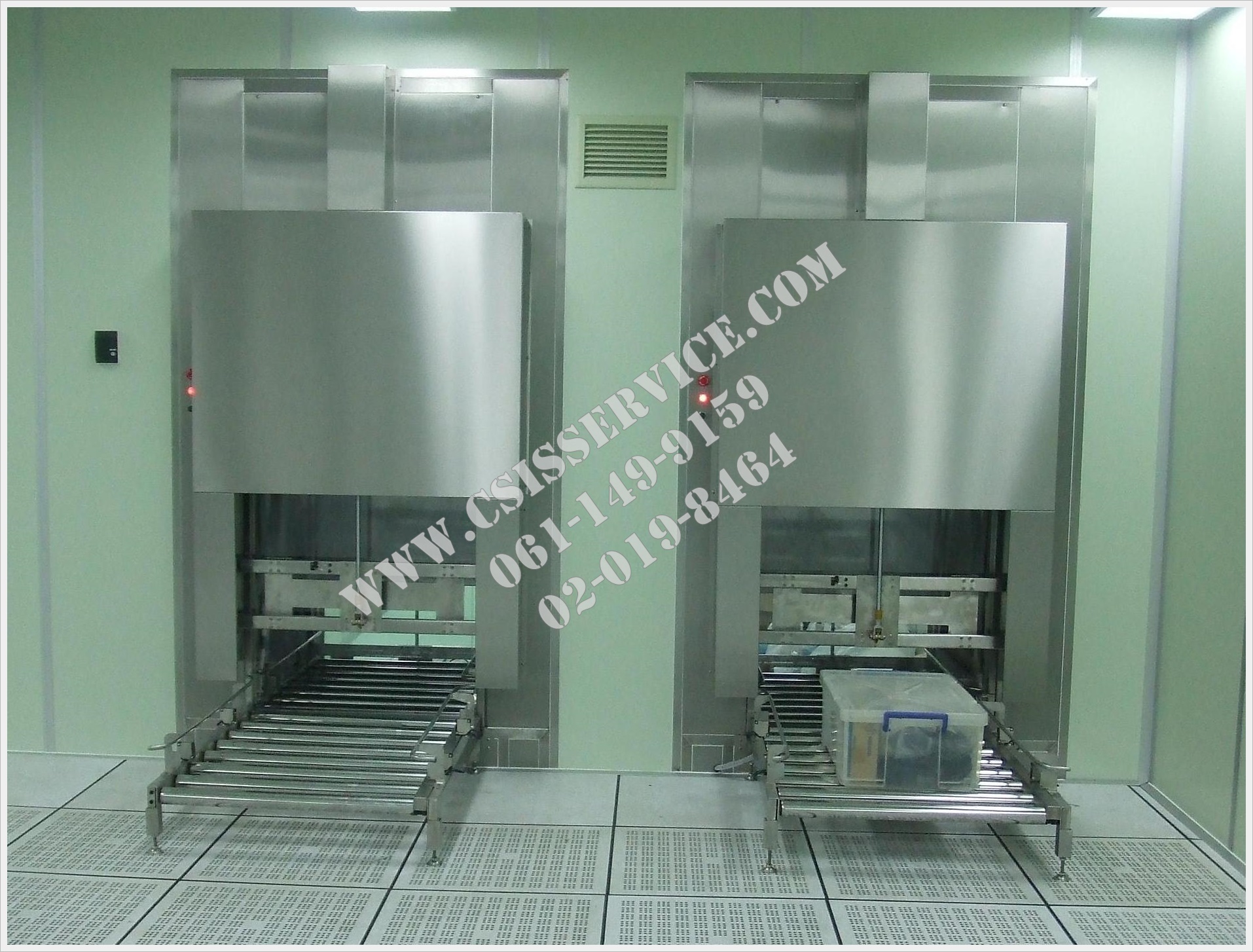 pass box with conveyor, รับติดตั้ง pass box, ออกแบบสร้างpass box, pass box for clean room, cleanroom pass box, ช่องส่งชิ้นงานห้องคลีนรูม
