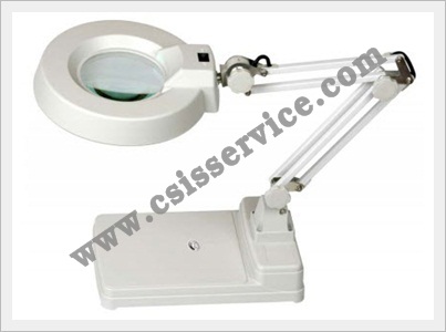 desk magnifying lamp, โคมไฟแว่นขยายแบบตั้งโต๊ะ แขนโยค