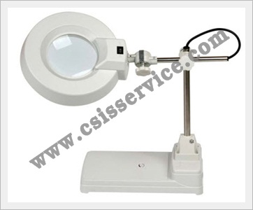 Desk magnifying lamp, โคมไฟแว่นขยายแบบตั้งโต๊ะแกน XY