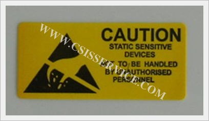 ป้ายเตือนesd, esd caution label, esd caution